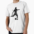 Legendary Soccer Player Silhouette T-Shirt - Unique Graphic for Adults - T-Shirt, Sweatshirt, Hoodie
