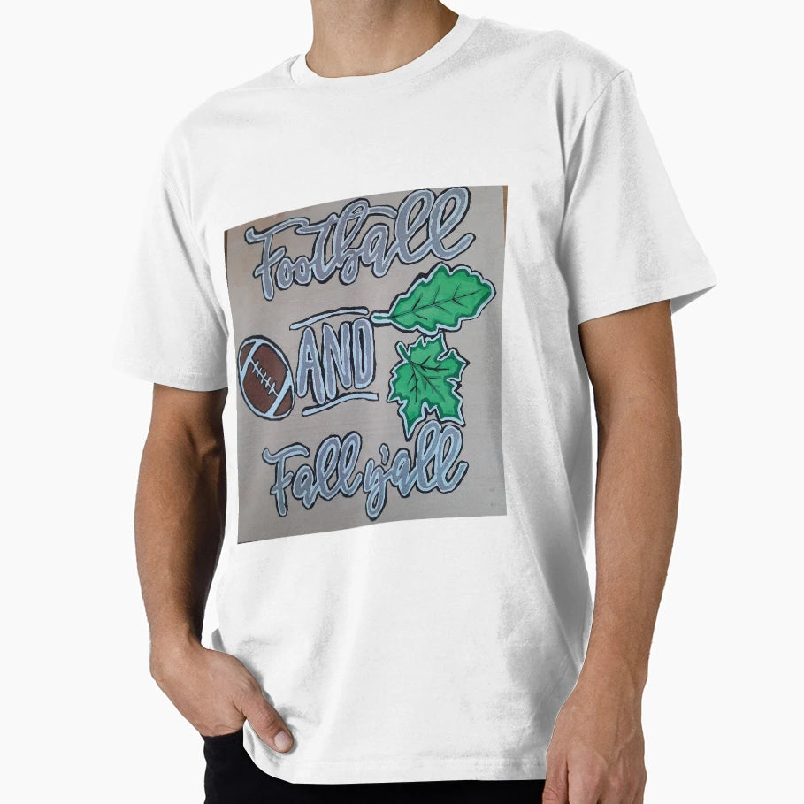 Football Fall Autumn T-Shirt - Aesthetic Graphic Men Women - T-Shirt, Sweatshirt, Hoodie