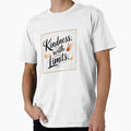 Kindness. With limits. Minimal Statement Typography - Adult & Kids T-Shirts, Sweatshirts & Hoodies apparel design preview 1