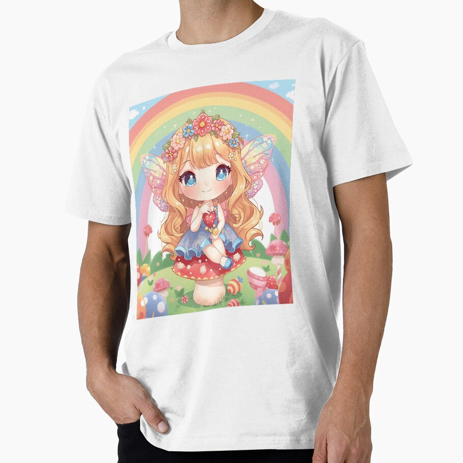 Flower Fairy Girl by SimonsDesignArt - Adult & Kids T-Shirts, Sweatshirts & Hoodies apparel design preview 1