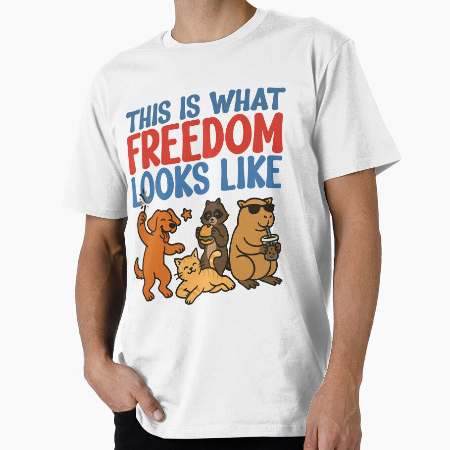 This Is What Freedom Looks Like by Clinomania Art - Adult & Kids T-Shirts, Sweatshirts & Hoodies apparel design preview 1