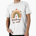 Kindness Is Cool Boho Rainbow Sticker by Leen Artie - Adult & Kids T-Shirts, Sweatshirts & Hoodies apparel design preview 1