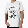 Positive Vibes Only by knightsydesign - Adult & Kids T-Shirts, Sweatshirts & Hoodies apparel design preview 1