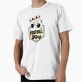 Junior Football King Crowned Sport T-Shirt - Fun Novelty Design Men Women - T-Shirt, Sweatshirt, Hoodie