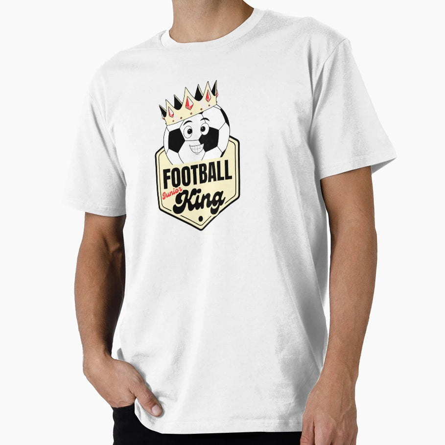 Junior Football King Crowned Sport T-Shirt - Fun Novelty Design Men Women - T-Shirt, Sweatshirt, Hoodie
