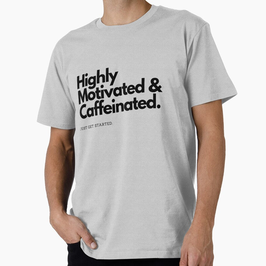Typography Motivation Coffee by NICKYB0Y - Adult & Kids T-Shirts, Sweatshirts & Hoodies apparel design preview 1
