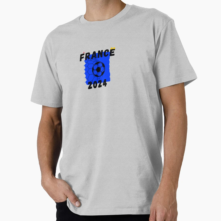 Em 2024 France 2024 Fan Articles France T-Shirt - Custom Art Print Unisex - T-Shirt, Sweatshirt, Hoodie