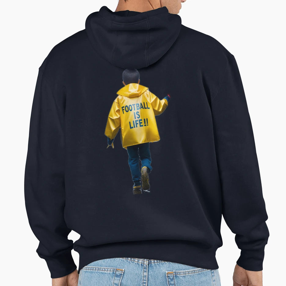 Football Is Whole Life Hoodie - Novelty Apparel Men Women - T-Shirt, Sweatshirt, Hoodie
