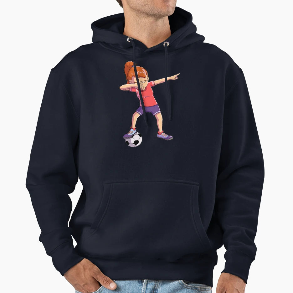 Dabbing Soccer Dab Dance Funny Football T-Shirt - Trendy Graphic Unisex - T-Shirt, Sweatshirt, Hoodie