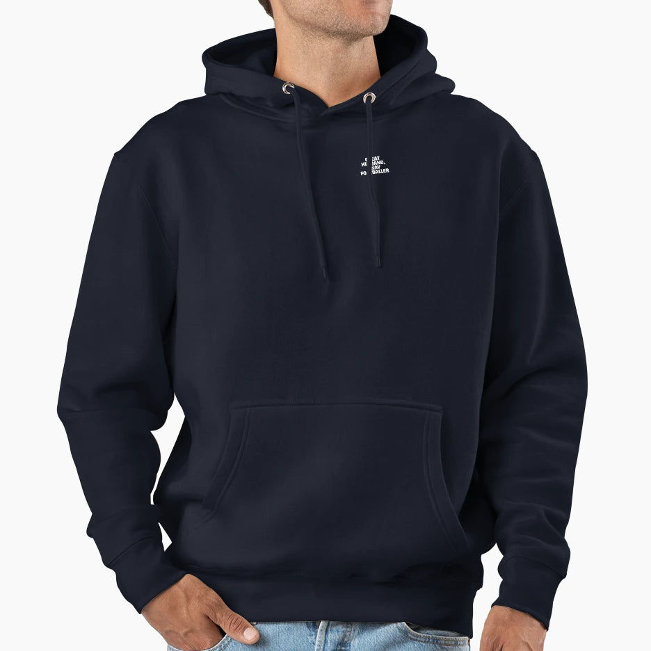 Great Husband Okay Footballer Hoodie - Graphic Print Unisex - T-Shirt, Sweatshirt, Hoodie