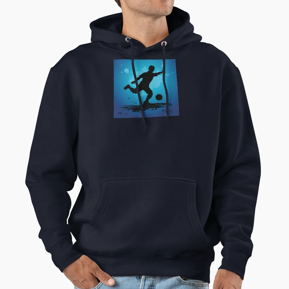 Foot Ball Sesign Hoodie - Graphic Print for Adults - T-Shirt, Sweatshirt, Hoodie