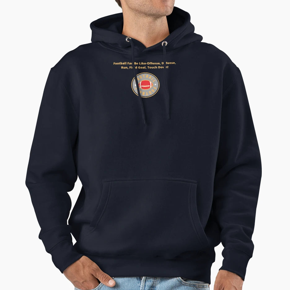 Football Fan Hoodie - Aesthetic Graphic Unisex - T-Shirt, Sweatshirt, Hoodie
