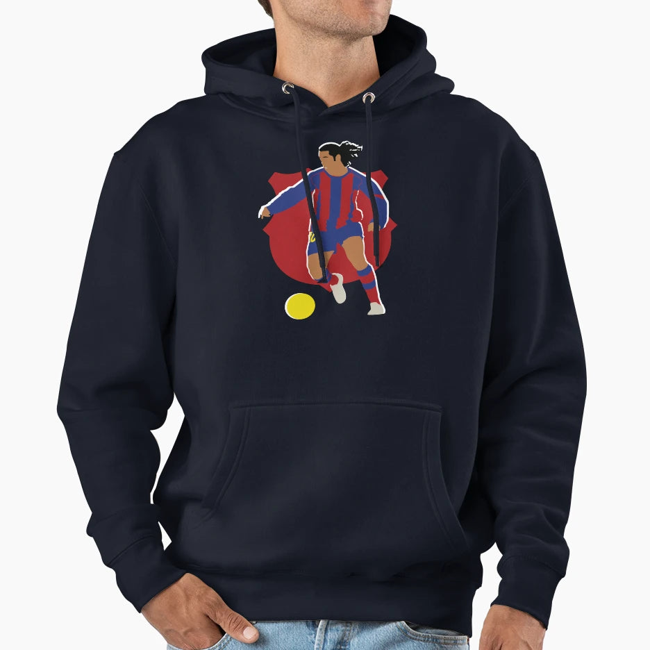 Ronaldinho Bc Fc Hoodie - Trendy Graphic Men Women - T-Shirt, Sweatshirt, Hoodie