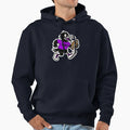 Raven Football Mascot Hoodie - Fun Novelty Design Men Women - T-Shirt, Sweatshirt, Hoodie