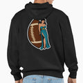 Jacksonville Football Babe Hoodie - Graphic Print for Adults - T-Shirt, Sweatshirt, Hoodie