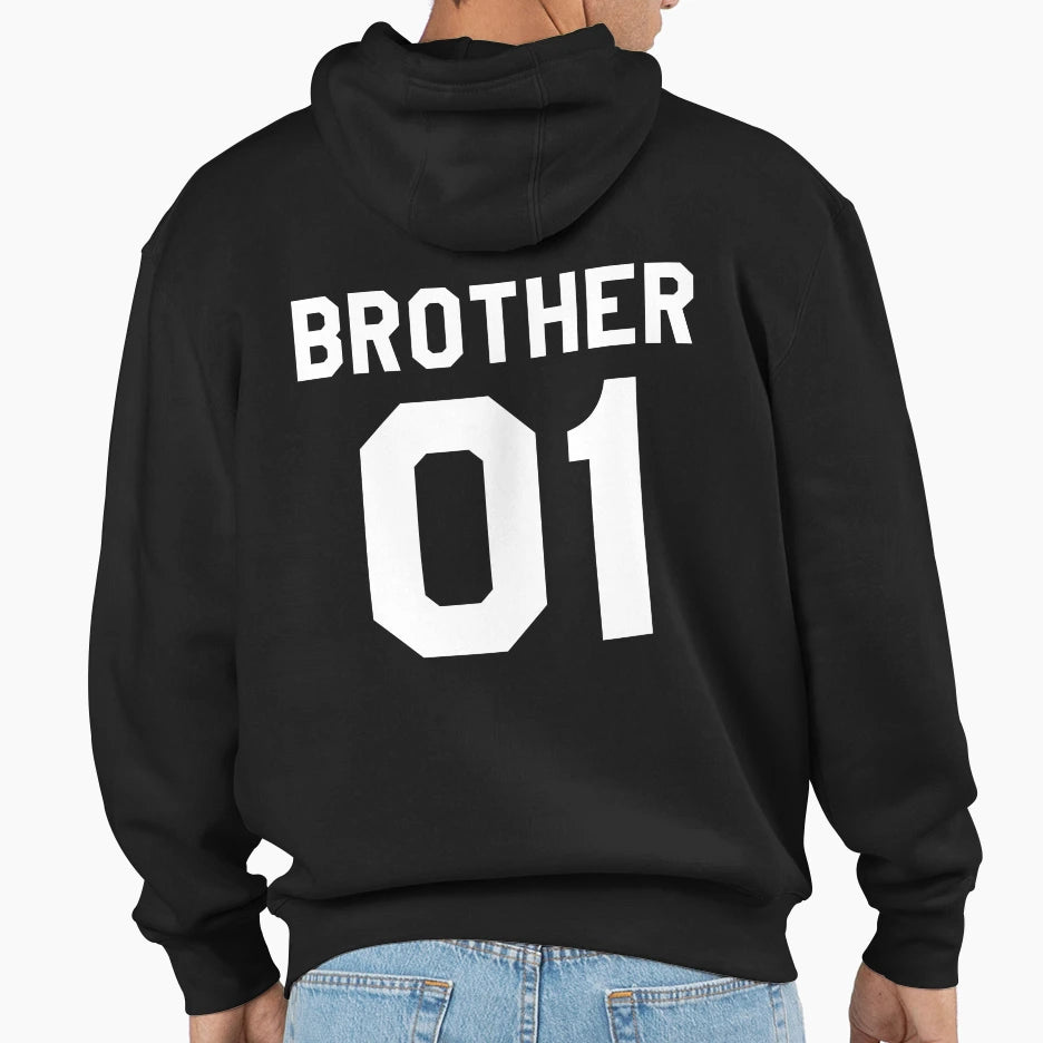 Brother 01 Brother Number One Hoodie - Unique Graphic for Adults - T-Shirt, Sweatshirt, Hoodie