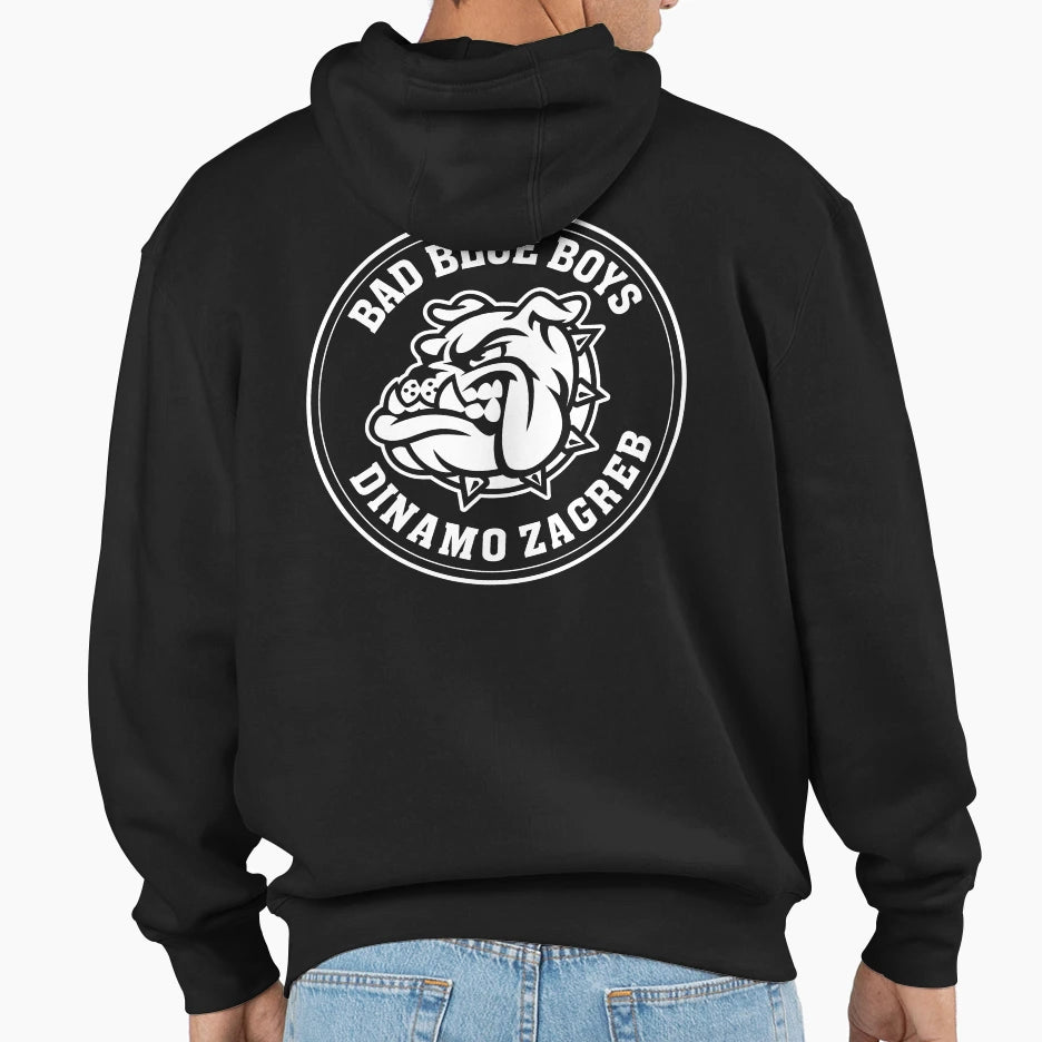 Bad Blue Zagreb Croatia Hoodie - Novelty Apparel for Adults - T-Shirt, Sweatshirt, Hoodie