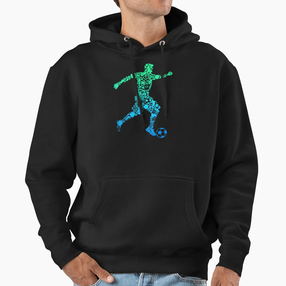 Soccer Soccer Player Hoodie - Casual Everyday Wear for Adults - T-Shirt, Sweatshirt, Hoodie