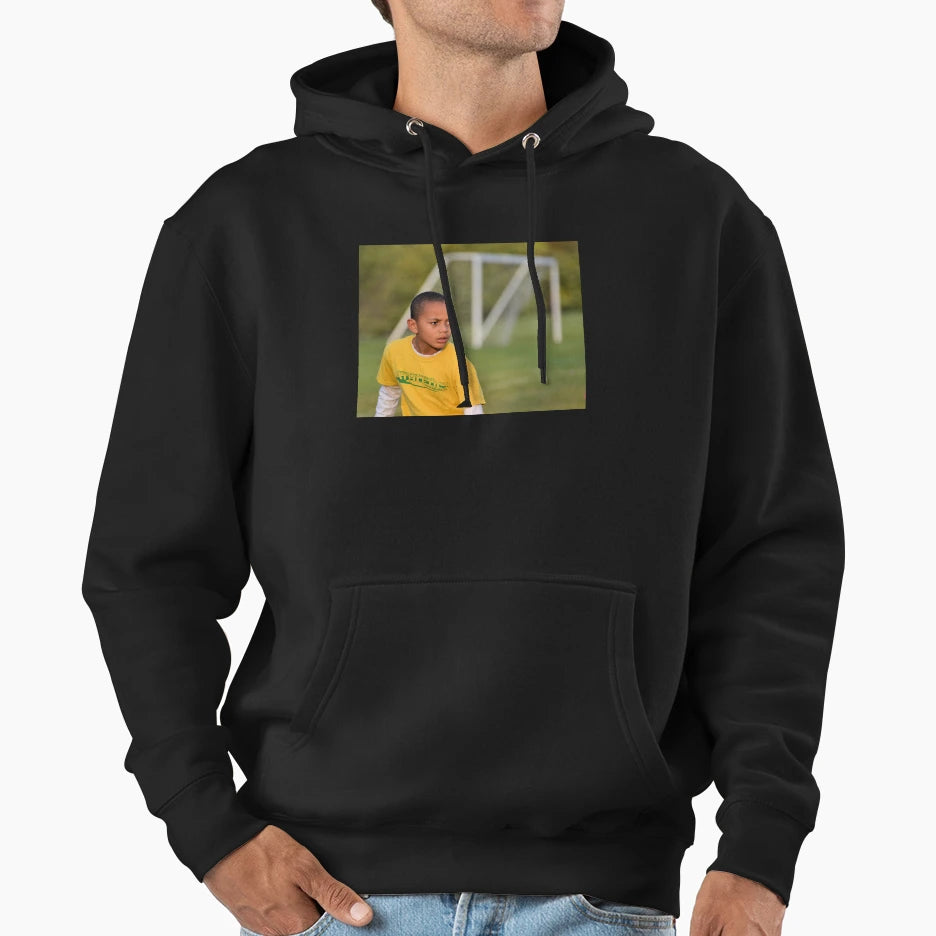 Young Soccer Player Hoodie - Custom Art Print Unisex - T-Shirt, Sweatshirt, Hoodie