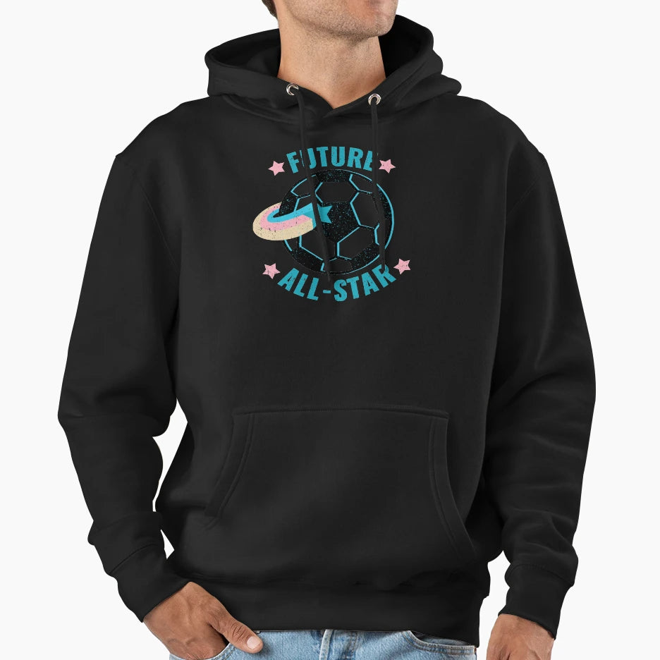 Future All Star Soccer Football Champ Hoodie - Custom Art Print Unisex - T-Shirt, Sweatshirt, Hoodie