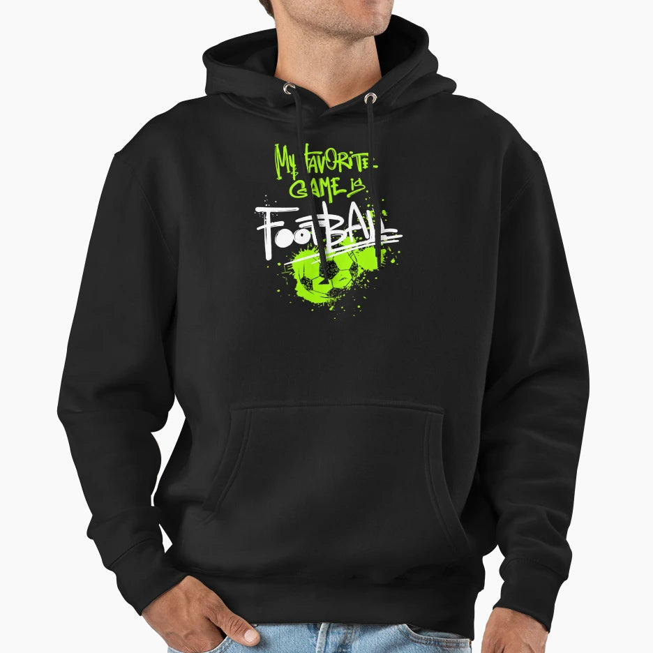 Football Hoodie - Novelty Apparel for Adults - T-Shirt, Sweatshirt, Hoodie