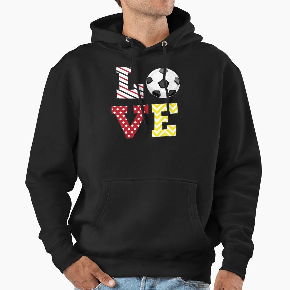 Soccer Hoodie - Casual Everyday Wear for Adults - T-Shirt, Sweatshirt, Hoodie
