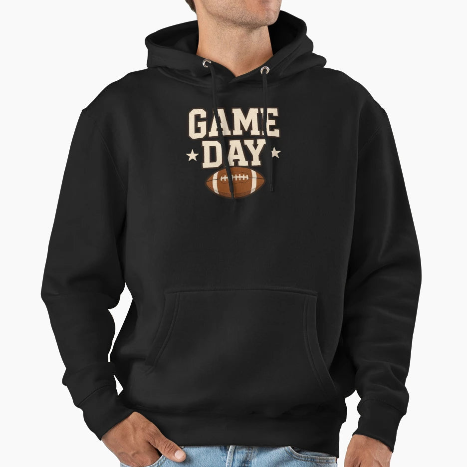 American Football Game Day Hoodie - Graphic Print Unisex - T-Shirt, Sweatshirt, Hoodie