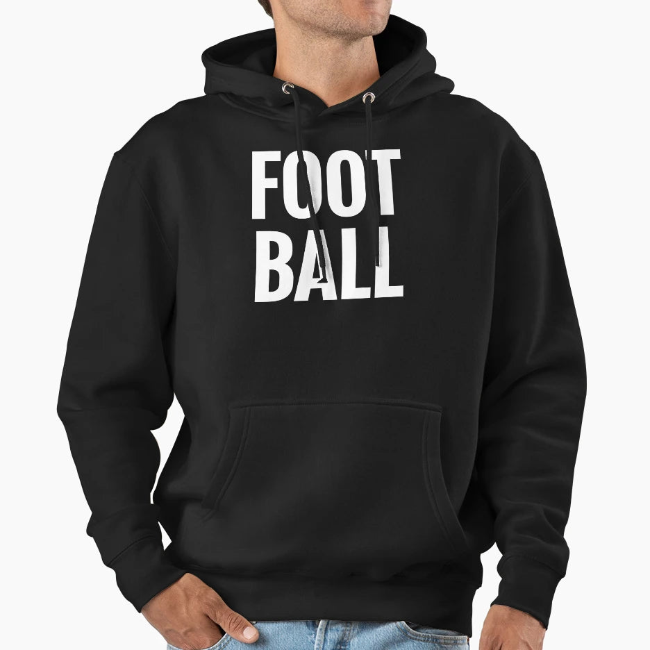 Football Large Text Gameday Love Hoodie - Aesthetic Graphic Men Women - T-Shirt, Sweatshirt, Hoodie