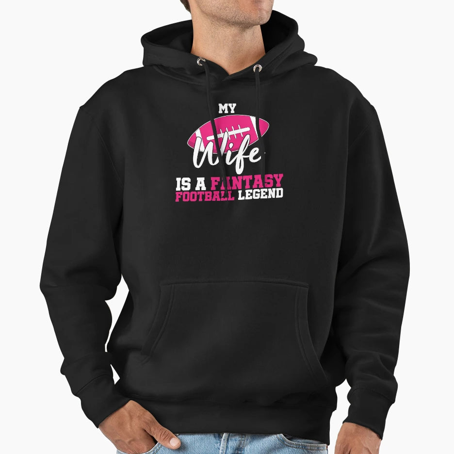 Football Wife T-Shirt - Trendy Graphic for Adults - T-Shirt, Sweatshirt, Hoodie