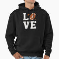 Love Football Hoodie - Graphic Print Unisex - T-Shirt, Sweatshirt, Hoodie