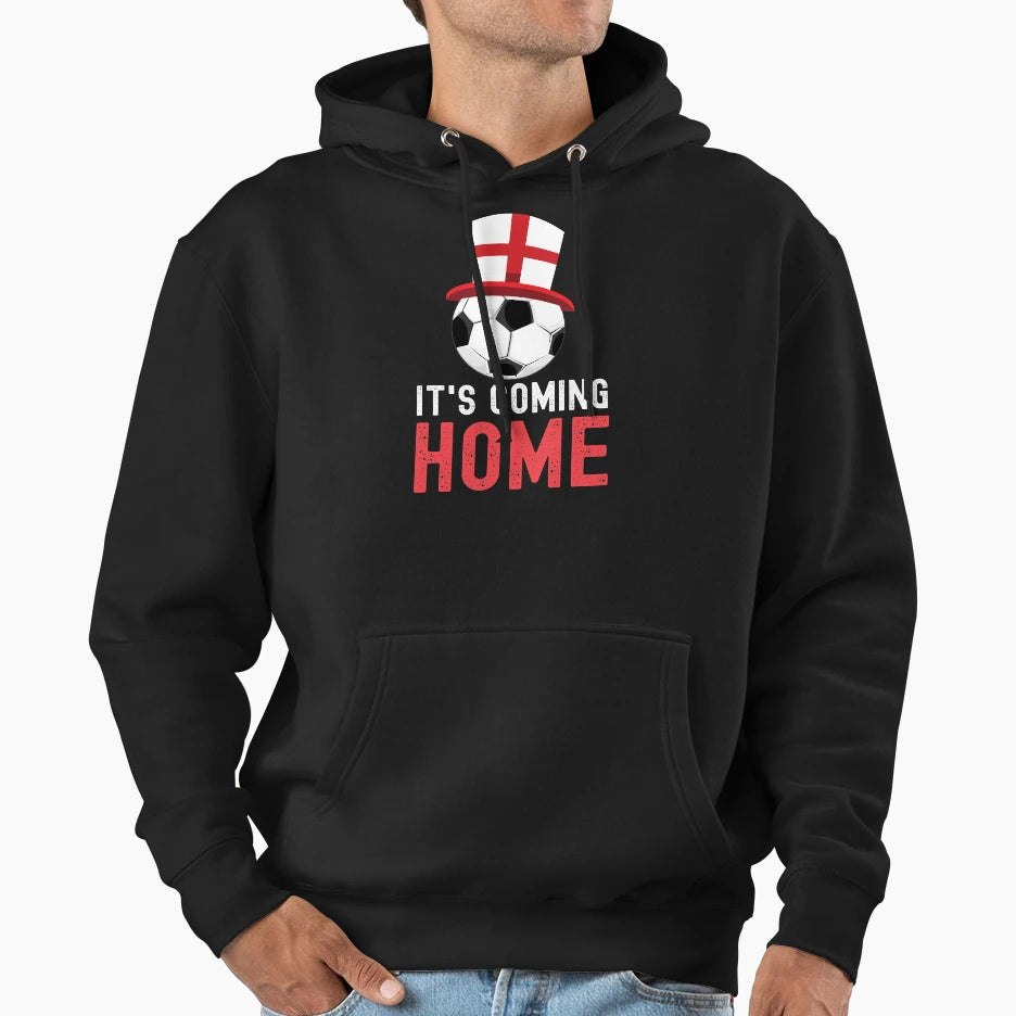 Its Coming Home England Football Fan Hoodie - Trendy Graphic for Adults - T-Shirt, Sweatshirt, Hoodie