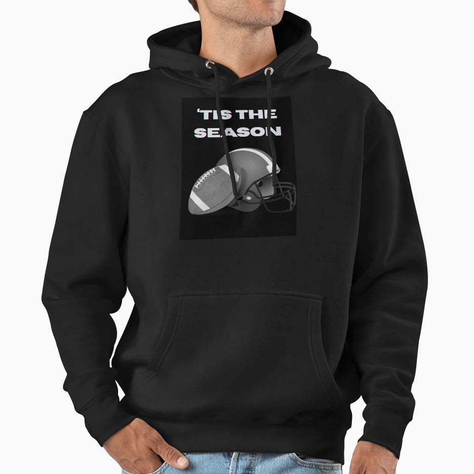 Football Season Hoodie - Fun Novelty Design for Adults - T-Shirt, Sweatshirt, Hoodie