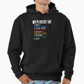 My Day Watch Football All Day Hoodie - Aesthetic Graphic for Adults - T-Shirt, Sweatshirt, Hoodie