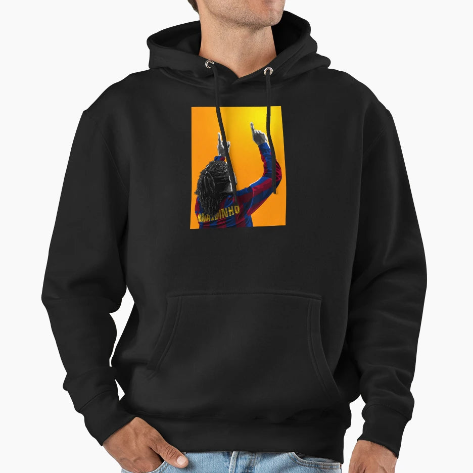 Ronaldinho Ga Cho Barcelona Brazil T-Shirt - Aesthetic Graphic Men Women - T-Shirt, Sweatshirt, Hoodie