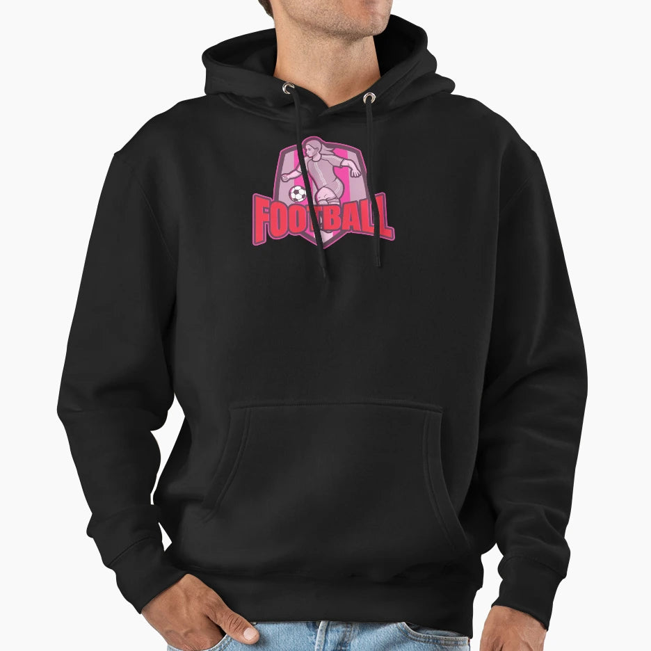 Womens Football Beautiful Game Football Hoodie - Trendy Graphic Unisex - T-Shirt, Sweatshirt, Hoodie