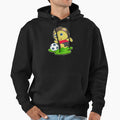 Lion Soccer Player Soccer Hoodie - Casual Everyday Wear Unisex - T-Shirt, Sweatshirt, Hoodie