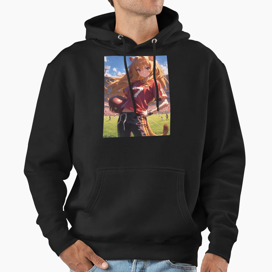 Taiga Aisaka Toradora Fiery Feline Hoodie - Novelty Apparel Unisex - T-Shirt, Sweatshirt, Hoodie