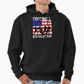 American Football Theme Birthday Dad Hoodie - Graphic Print for Adults - T-Shirt, Sweatshirt, Hoodie