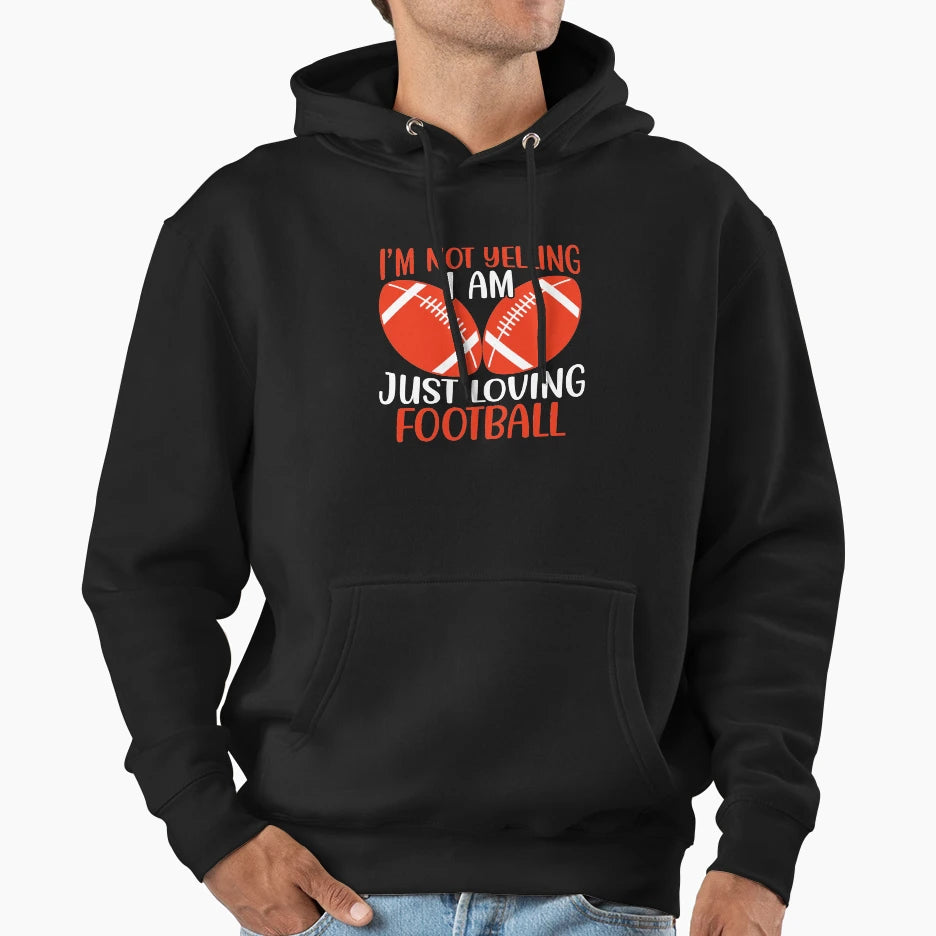 Football Lover American Football Hoodie - Casual Everyday Wear Men Women - T-Shirt, Sweatshirt, Hoodie