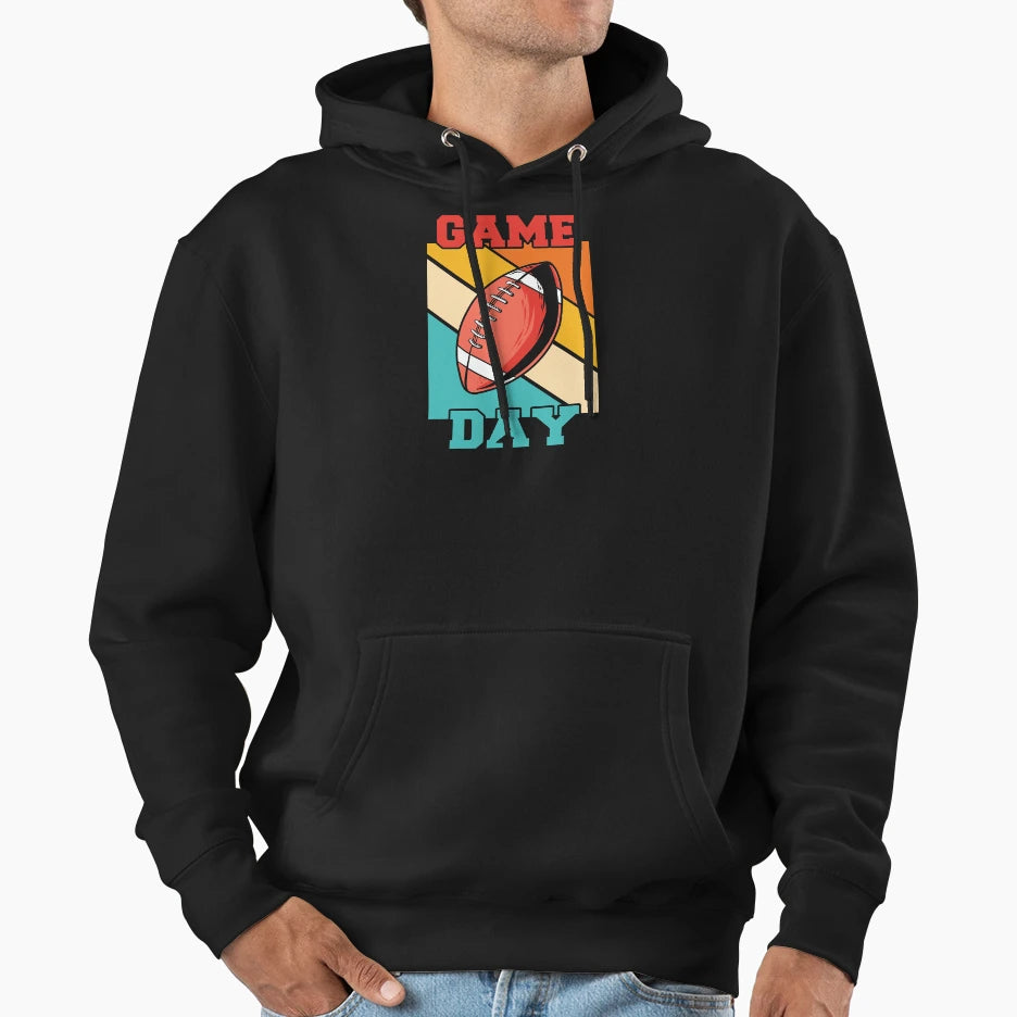 Game Day Football Fans Ultimate Hoodie - Novelty Apparel Men Women - T-Shirt, Sweatshirt, Hoodie