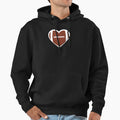 Football Heart Love Super Bowl Hoodie - Trendy Graphic for Adults - T-Shirt, Sweatshirt, Hoodie