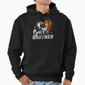 Ball Brother Soccer Basketball Heart 1 Hoodie - Custom Art Print Unisex - T-Shirt, Sweatshirt, Hoodie