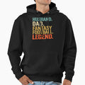 Mens Husband Dad Fantasy Football Hoodie - Fun Novelty Design for Adults - T-Shirt, Sweatshirt, Hoodie
