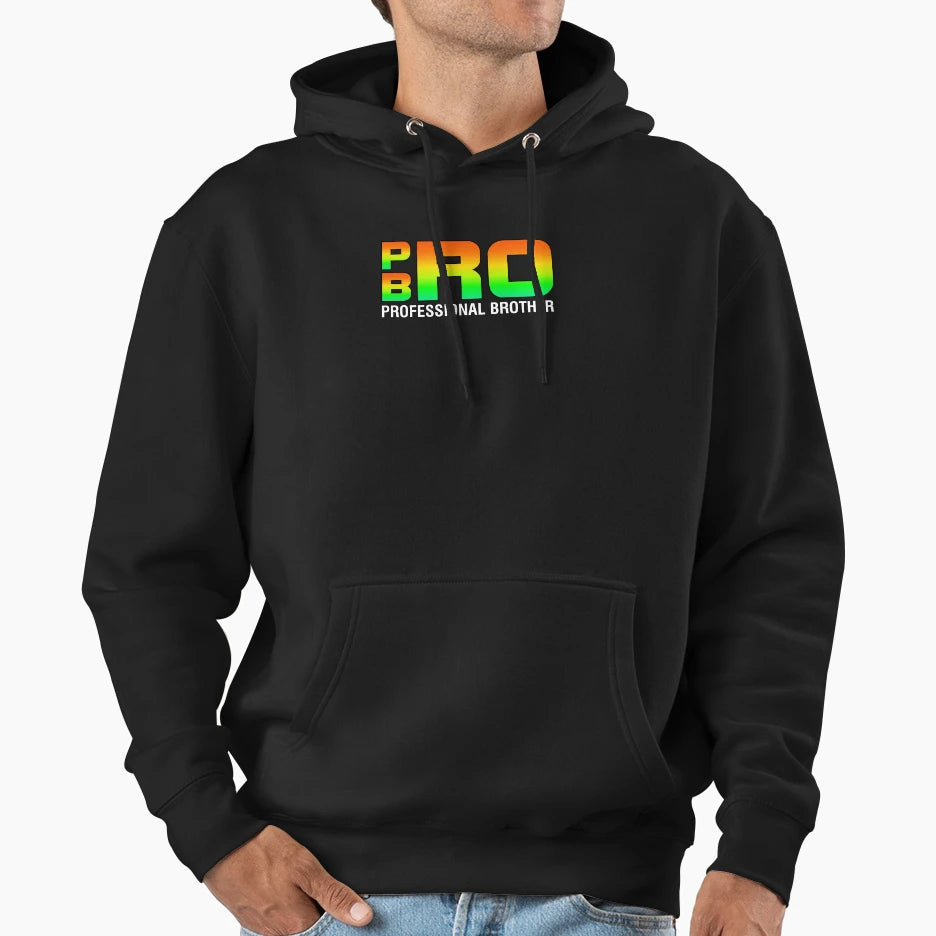 Colorful Pro Bro Hoodie - Streetwear Style Men Women - T-Shirt, Sweatshirt, Hoodie