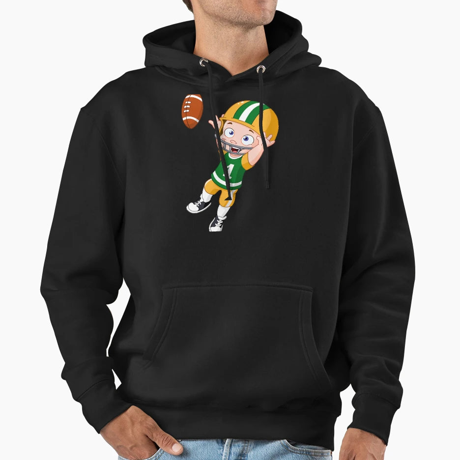 Football Hoodie - Unique Graphic for Adults - T-Shirt, Sweatshirt, Hoodie