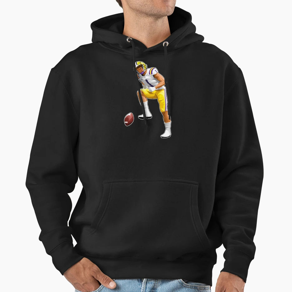 Jamarr Chase 1 Celebrate Touchdown Hoodie - Graphic Print Men Women - T-Shirt, Sweatshirt, Hoodie