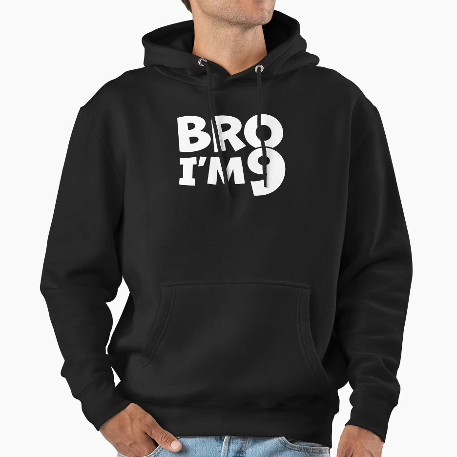 9 Year Old 9Th Birthday Party Outfit Hoodie - Aesthetic Graphic Men Women - T-Shirt, Sweatshirt, Hoodie