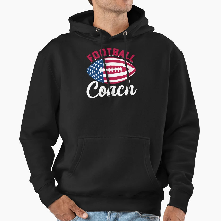 American Football Player 4Th July Hoodie - Casual Everyday Wear Men Women - T-Shirt, Sweatshirt, Hoodie