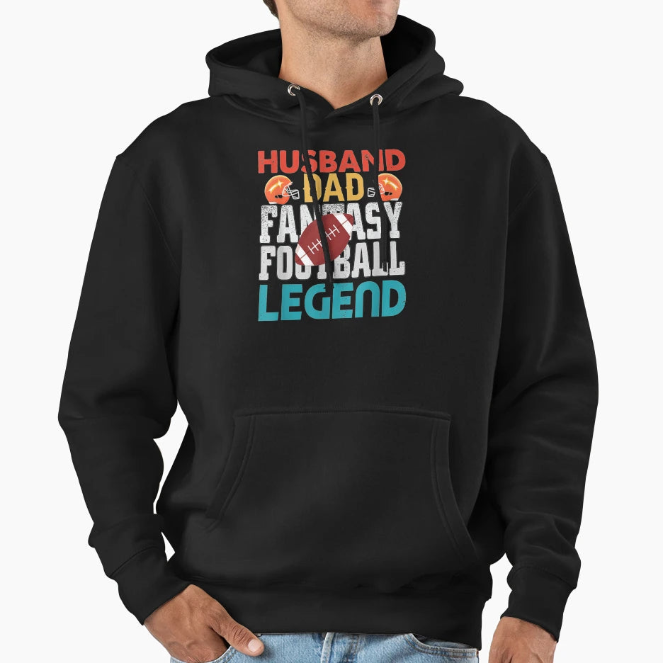 Mens Husband Dad Fantasy Football T-Shirt - Streetwear Style for Adults - T-Shirt, Sweatshirt, Hoodie