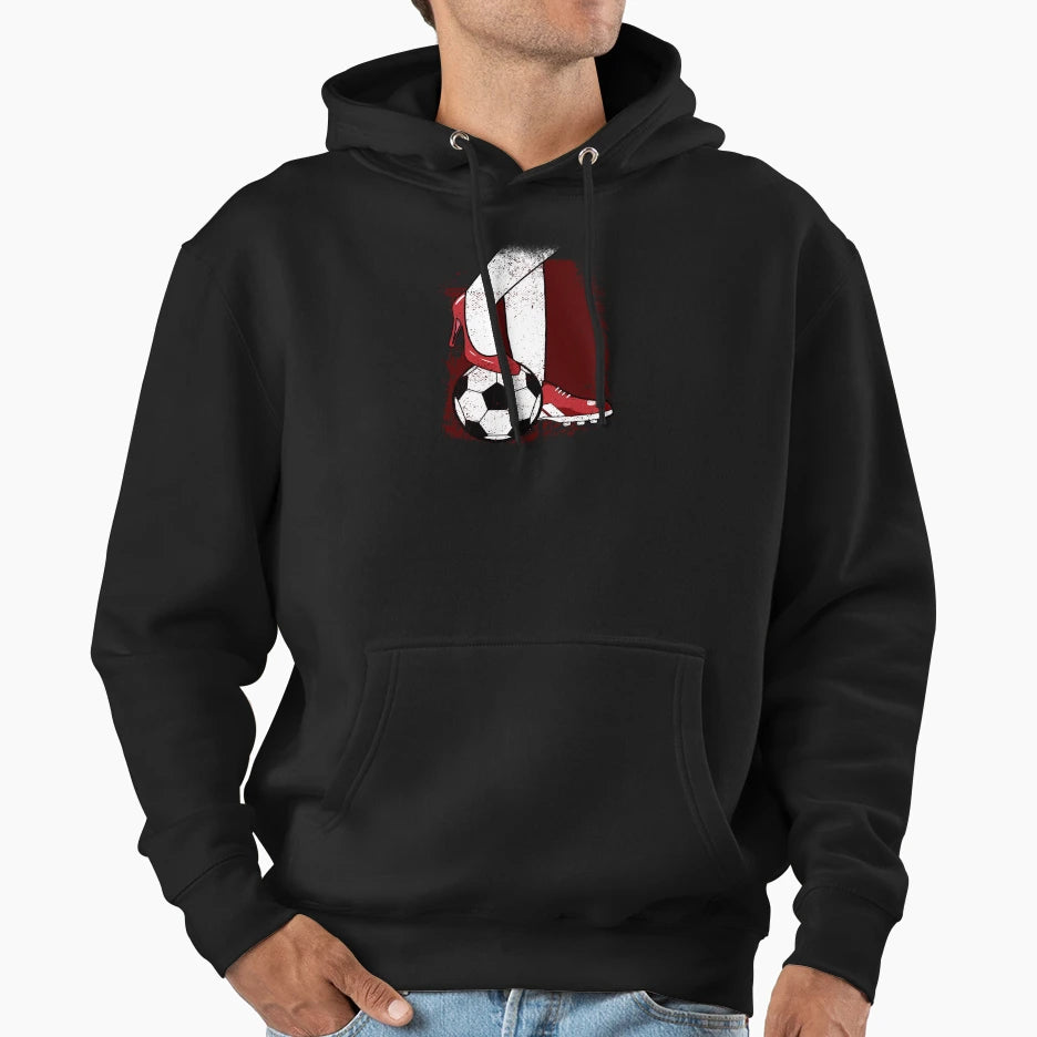 Soccer Hoodie - Graphic Print Men Women - T-Shirt, Sweatshirt, Hoodie